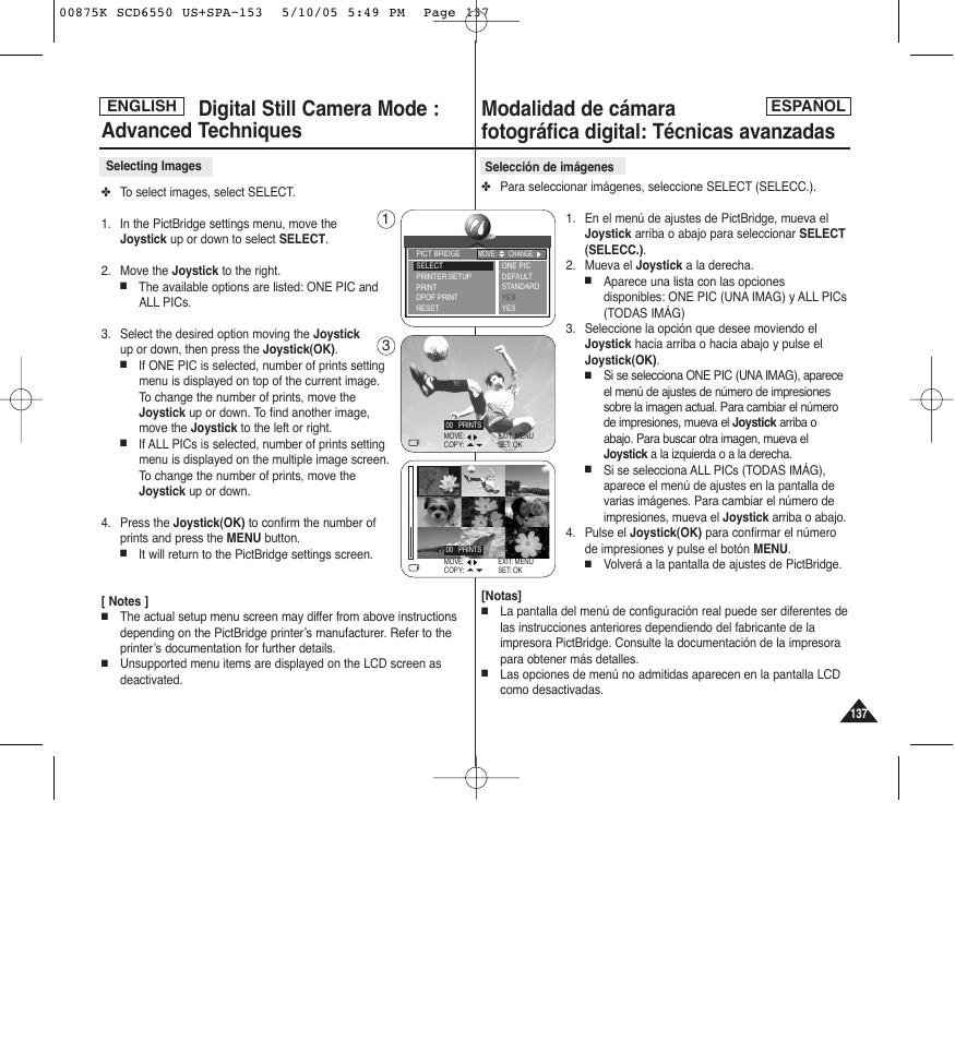 Samsung SC-D6550-XAA User Manual | Page 137 / 154