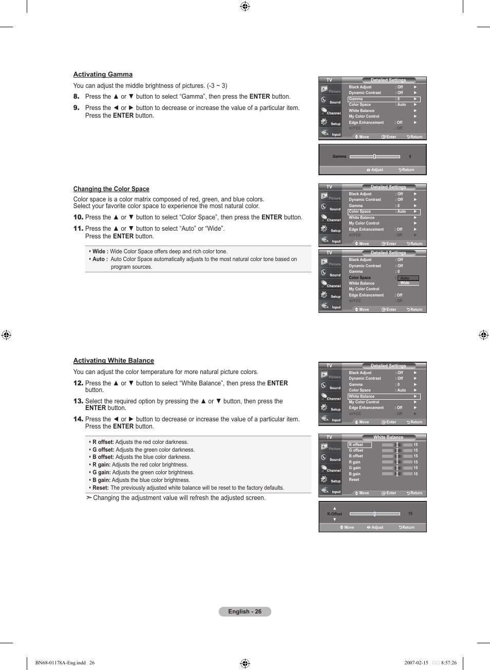 Samsung LNT4665FX-XAA User Manual | Page 28 / 178