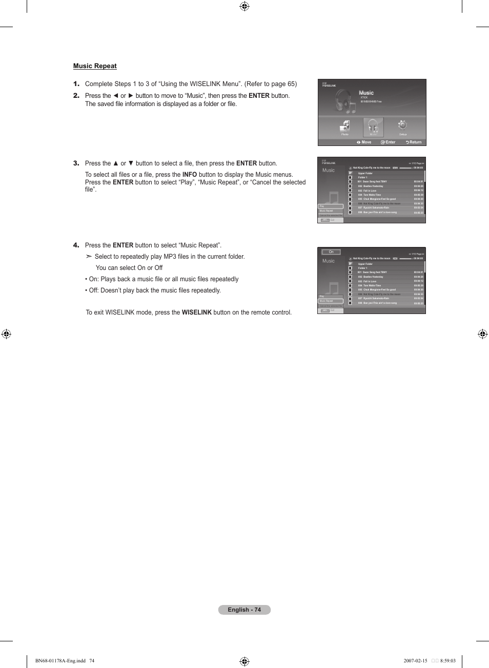English - 4 | Samsung LNT4665FX-XAA User Manual | Page 76 / 178