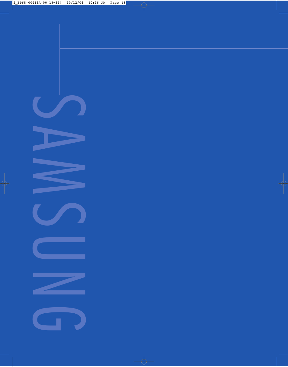 Samsung | Samsung HLP4667WX-XAA User Manual | Page 18 / 102