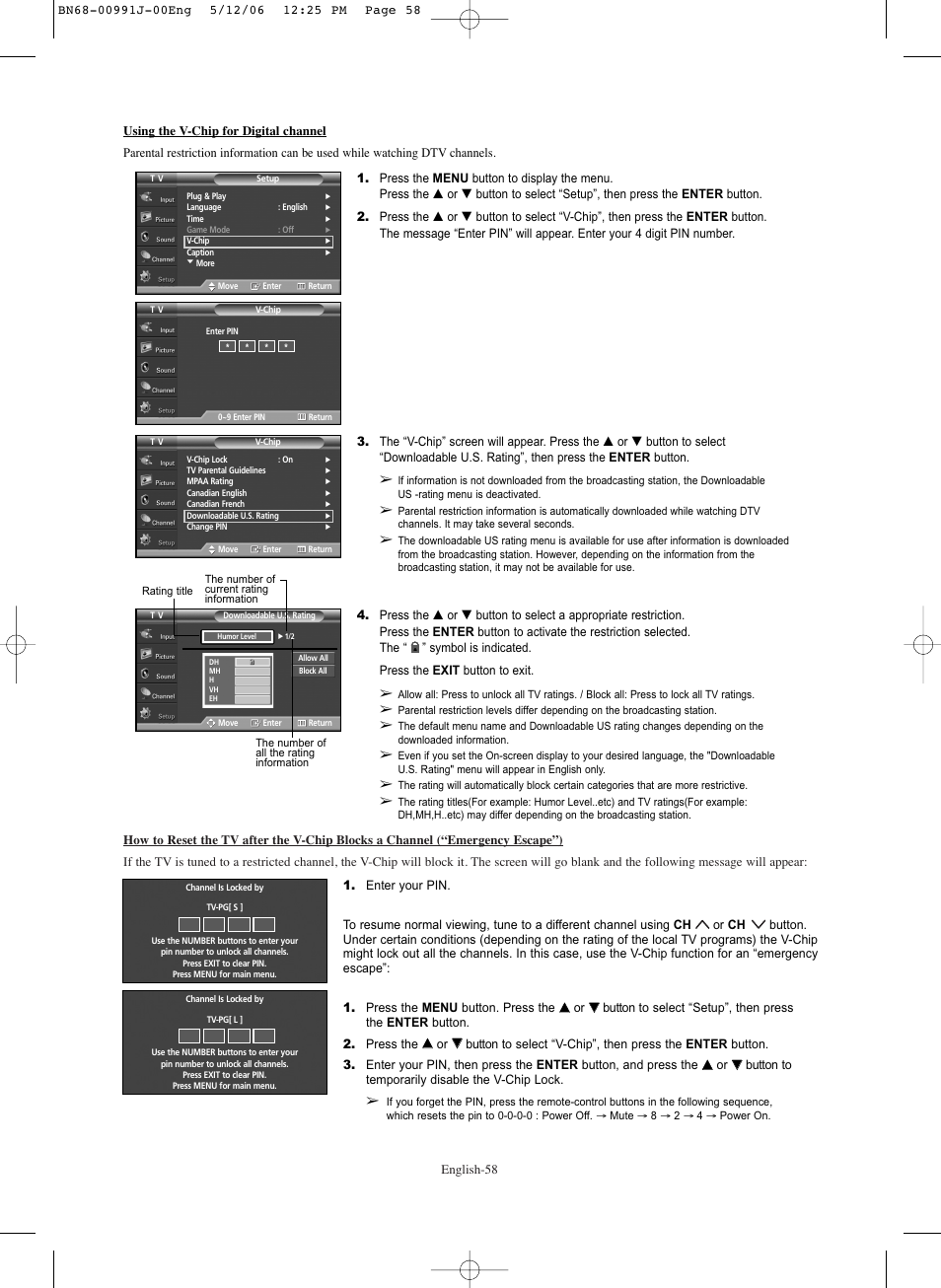 Samsung SPS4223X-XAP User Manual | Page 58 / 68