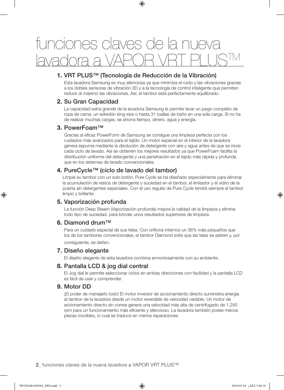 Samsung WF520ABW-XAA User Manual | Page 44 / 84