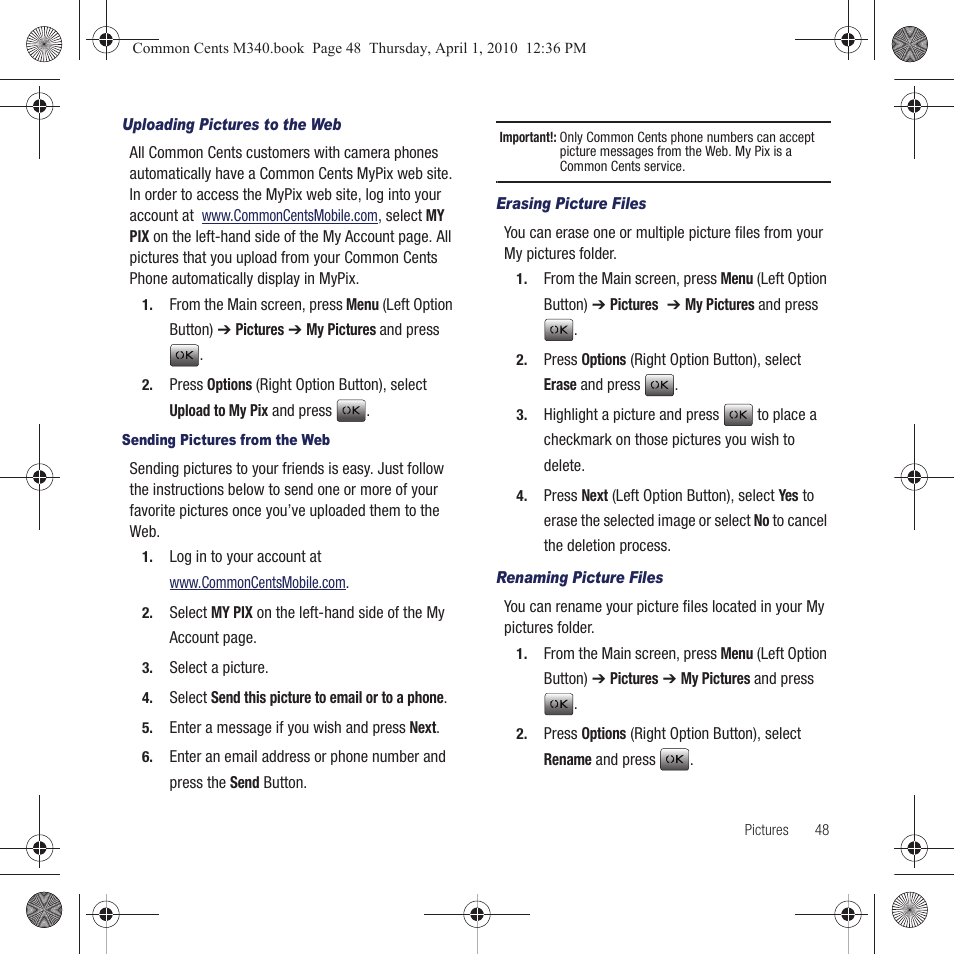 Samsung SPH-M340DAACMU User Manual | Page 51 / 102