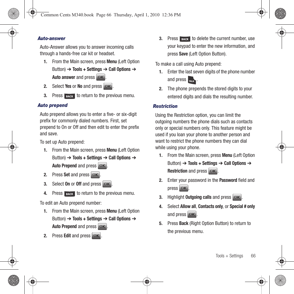 Samsung SPH-M340DAACMU User Manual | Page 69 / 102