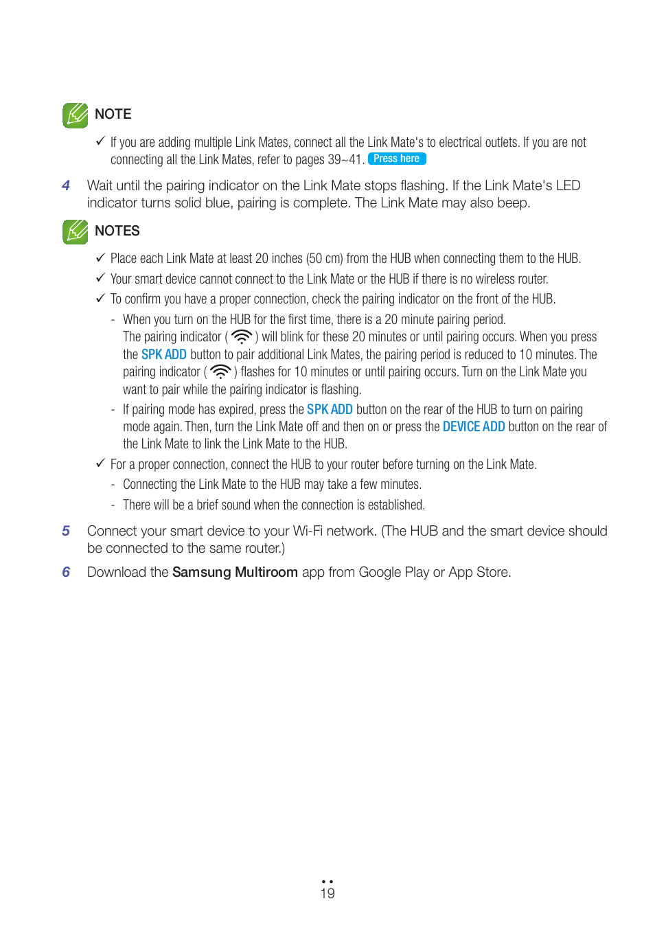 Samsung WAM270-ZA User Manual | Page 19 / 75