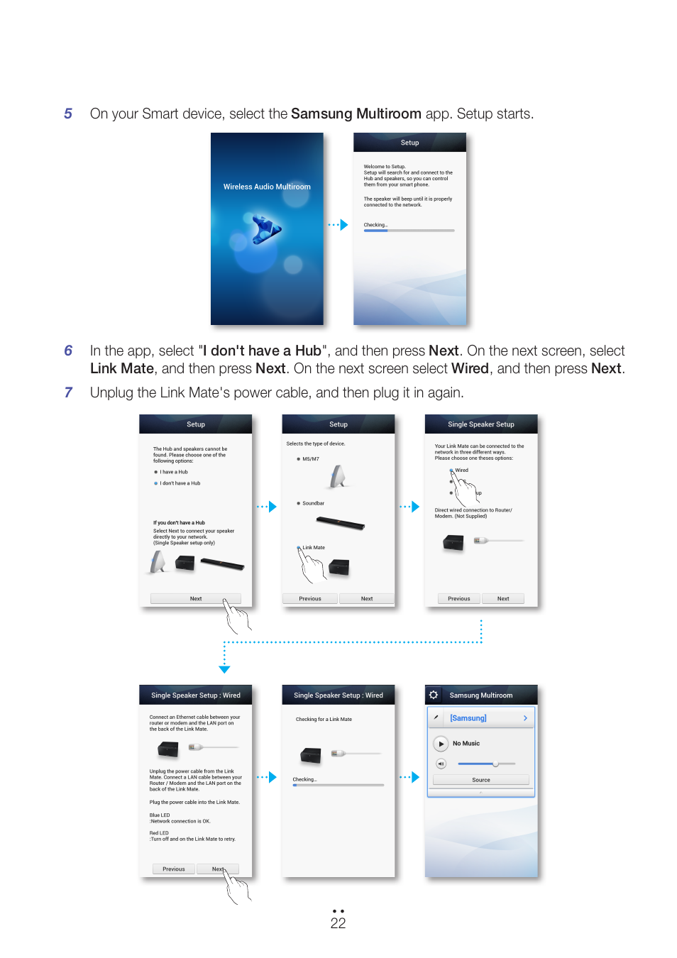 Samsung WAM270-ZA User Manual | Page 22 / 75