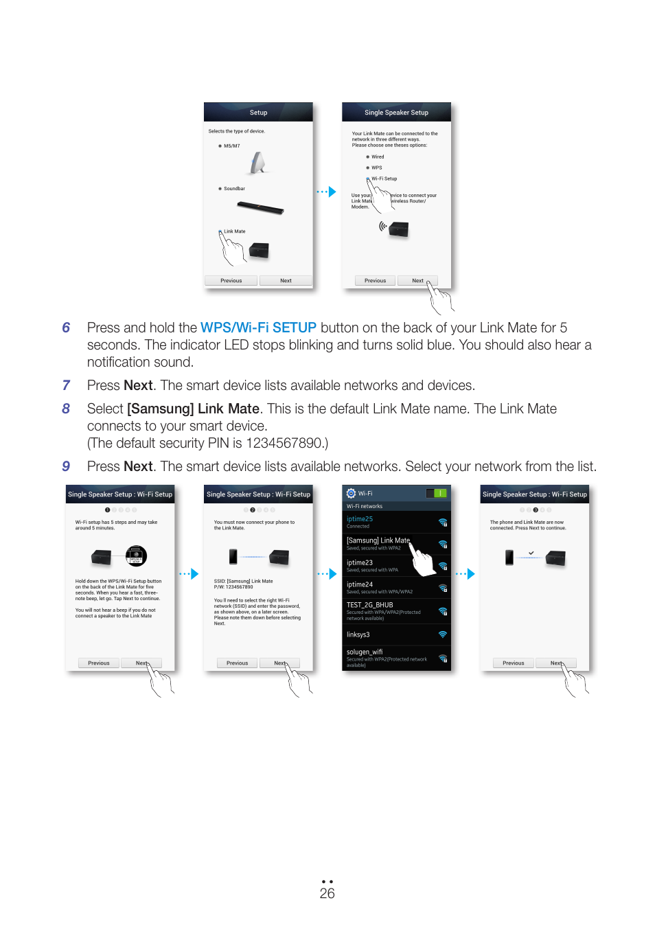 Samsung WAM270-ZA User Manual | Page 26 / 75