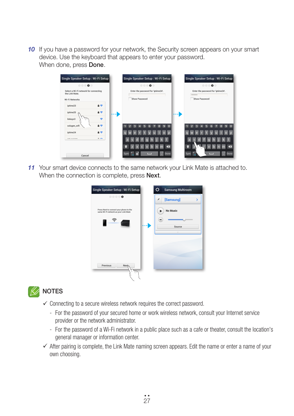 Samsung WAM270-ZA User Manual | Page 27 / 75