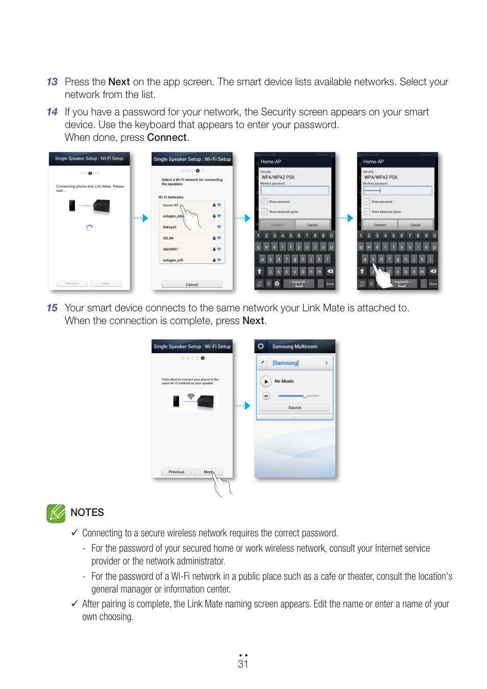 Samsung WAM270-ZA User Manual | Page 31 / 75