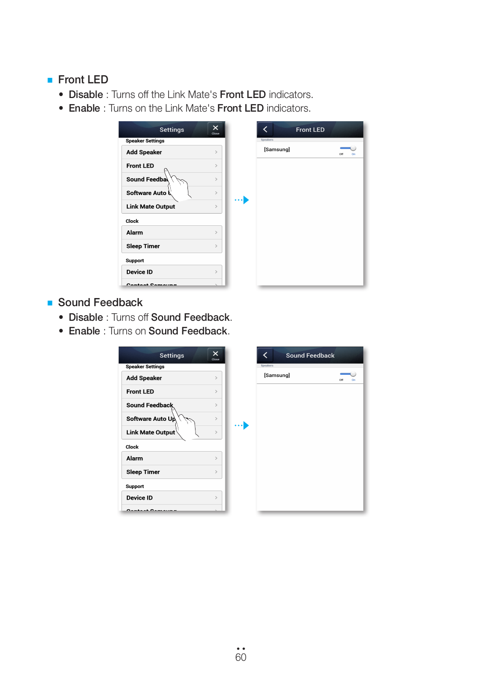 Samsung WAM270-ZA User Manual | Page 60 / 75