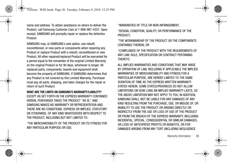 Samsung SCS-26UC4 User Manual | Page 29 / 67