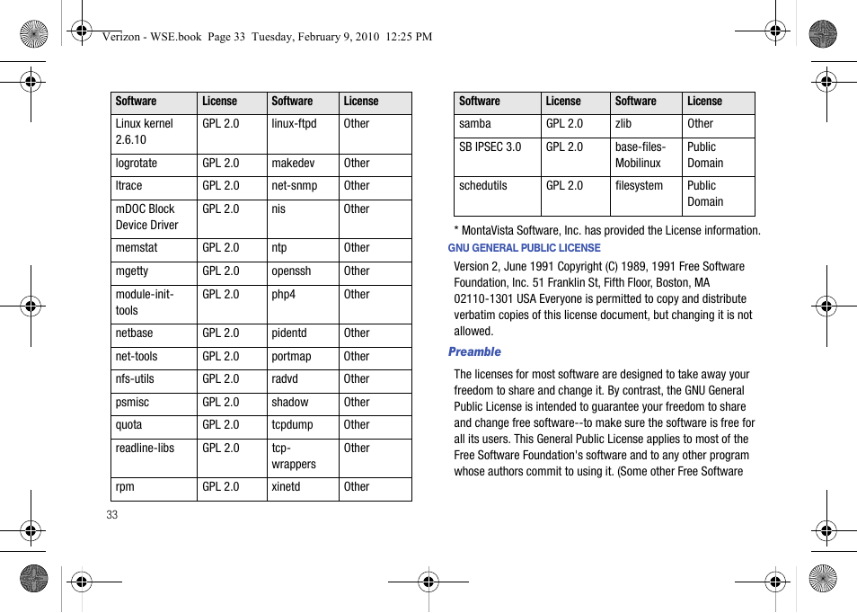Gnu general public license | Samsung SCS-26UC4 User Manual | Page 36 / 67