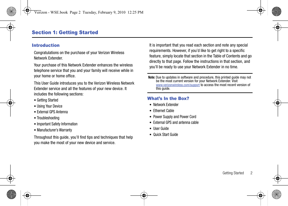 Section 1: getting started, Introduction, What’s in the box | Introduction what’s in the box | Samsung SCS-26UC4 User Manual | Page 5 / 67