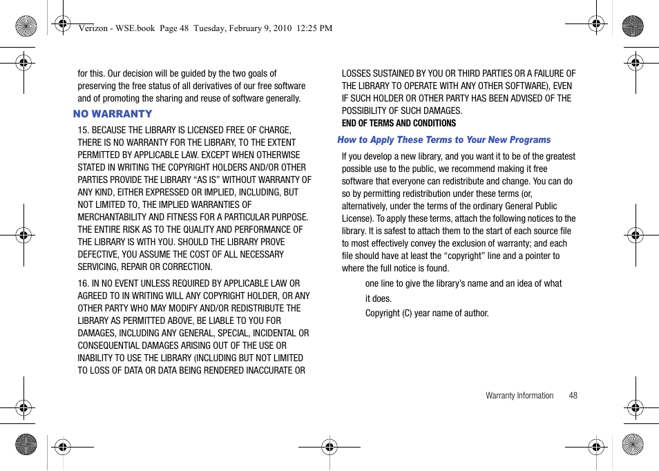 No warranty | Samsung SCS-26UC4 User Manual | Page 51 / 67