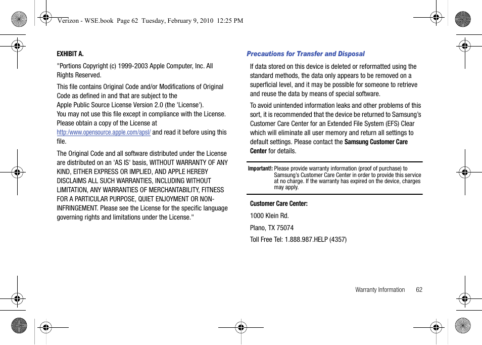 Samsung SCS-26UC4 User Manual | Page 65 / 67