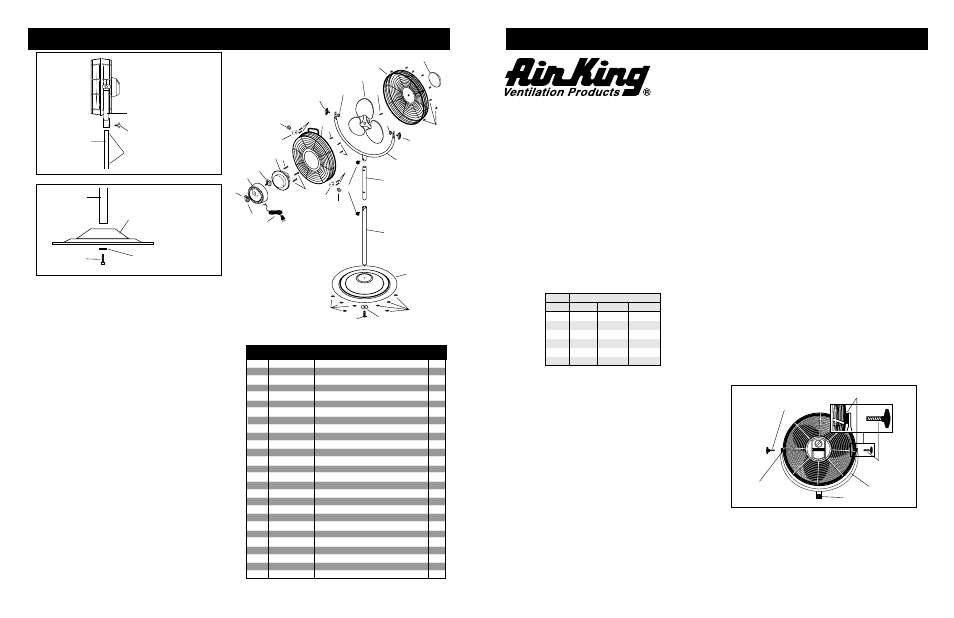 Air King 4TM63C/9420C User Manual | 2 pages