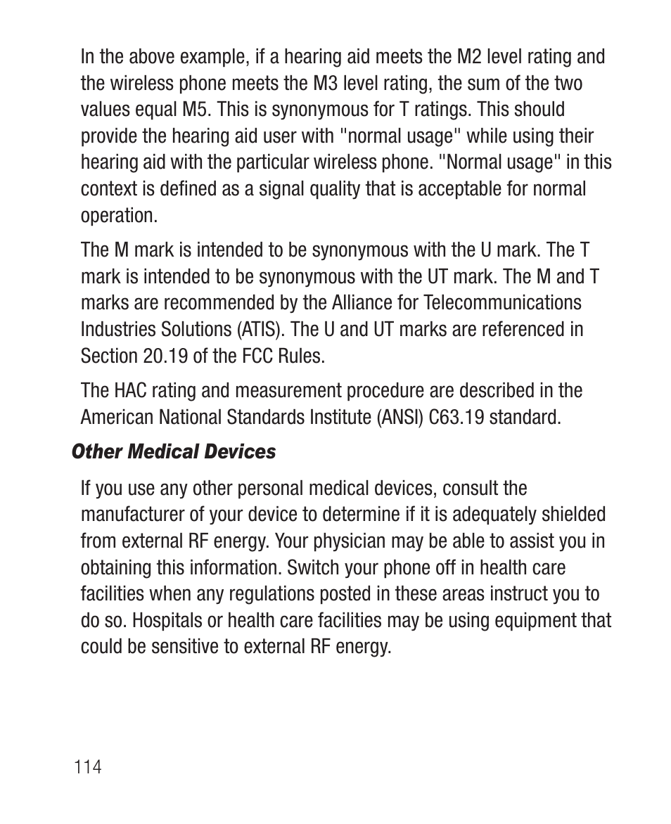Other medical devices | Samsung SCH-R710XKBCRI User Manual | Page 118 / 150