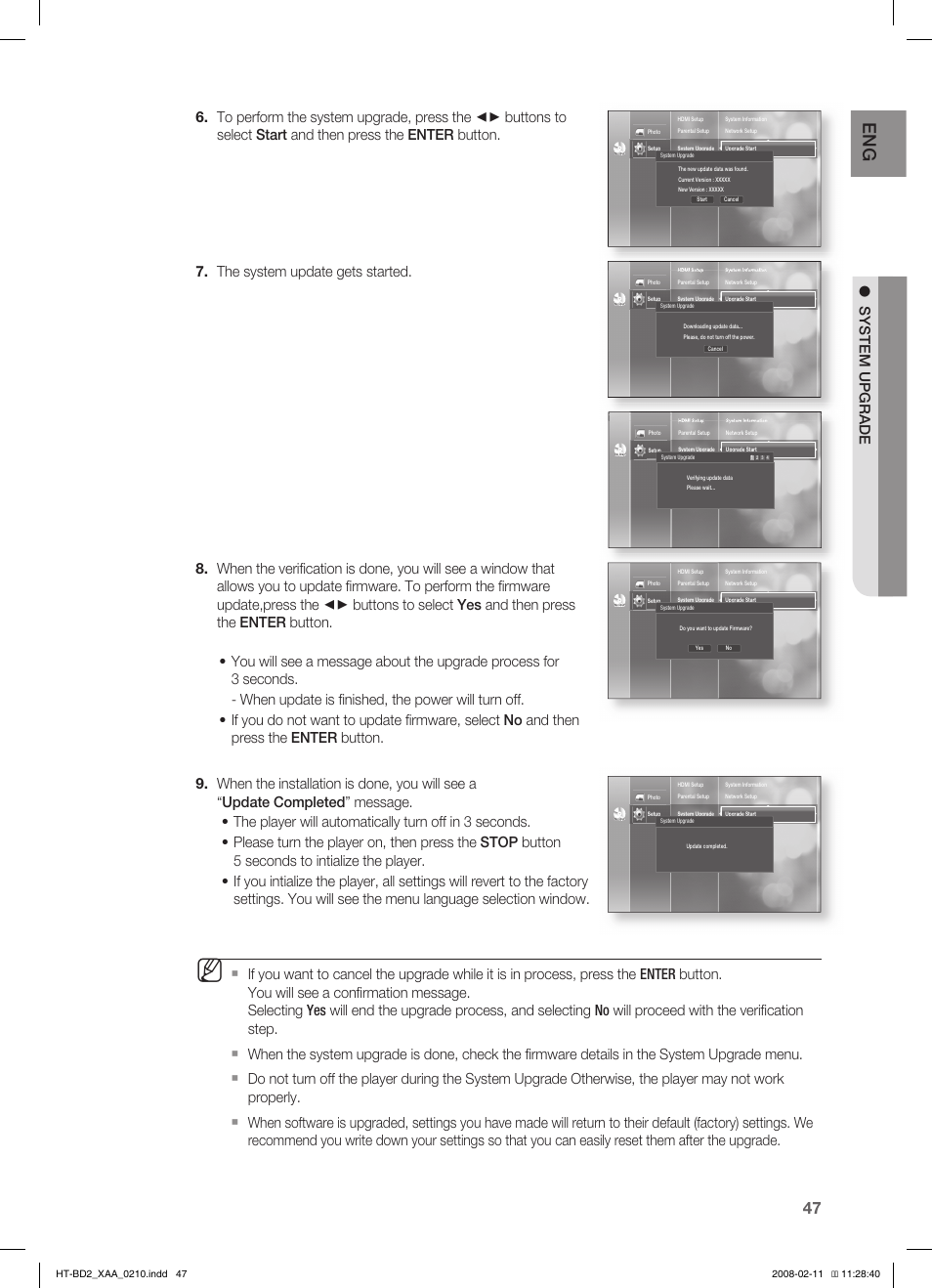 Samsung HT-BD2T-XAA User Manual | Page 48 / 73