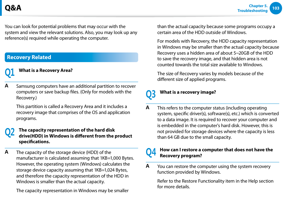 Samsung DP500A2D-K01UB User Manual | Page 104 / 136