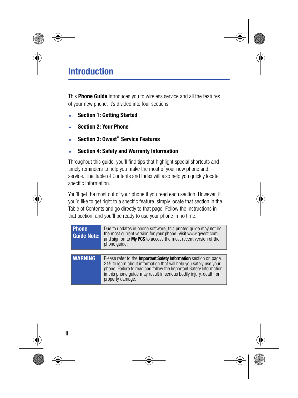 Introduction | Samsung SPH-M500BKMEID User Manual | Page 10 / 258