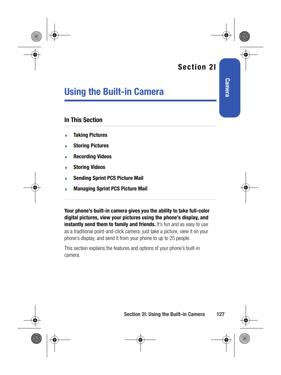 Using the built-in camera | Samsung SPH-M500BKMEID User Manual | Page 151 / 258