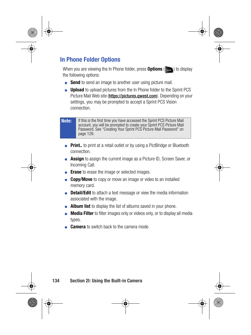 In phone folder options | Samsung SPH-M500BKMEID User Manual | Page 158 / 258