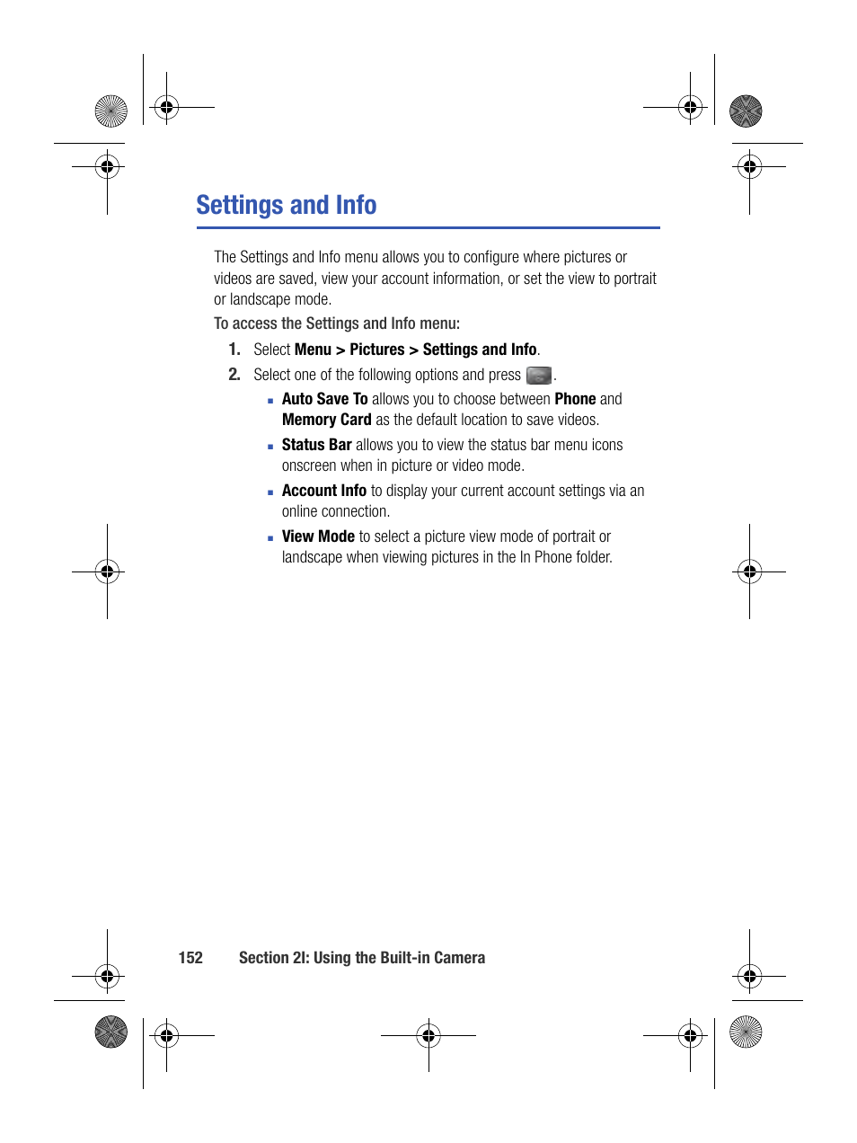 Settings and info | Samsung SPH-M500BKMEID User Manual | Page 176 / 258