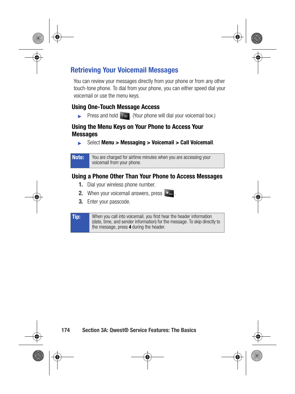 Retrieving your voicemail messages | Samsung SPH-M500BKMEID User Manual | Page 198 / 258