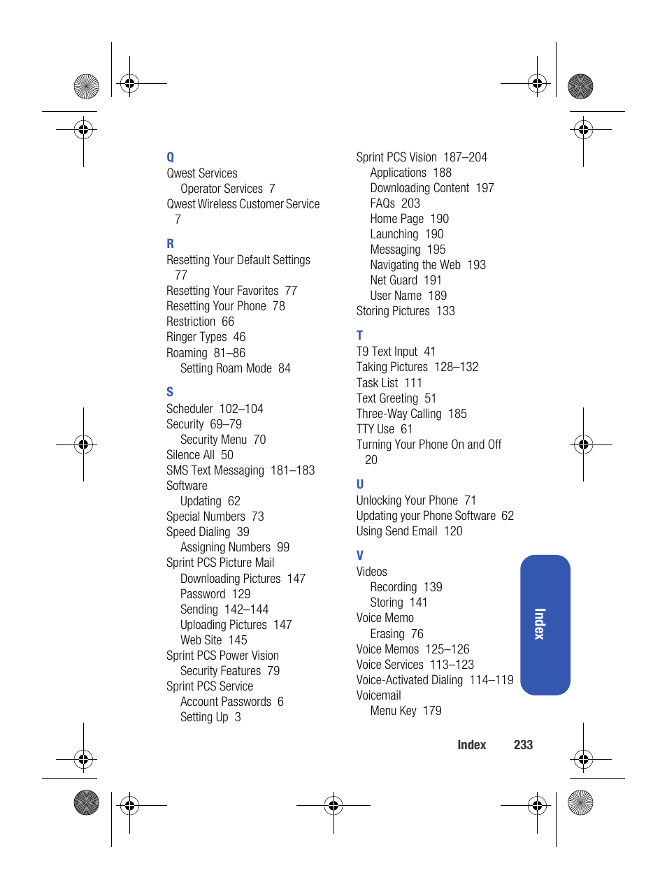 Samsung SPH-M500BKMEID User Manual | Page 257 / 258