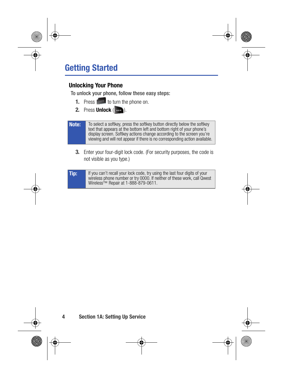 Getting started | Samsung SPH-M500BKMEID User Manual | Page 28 / 258