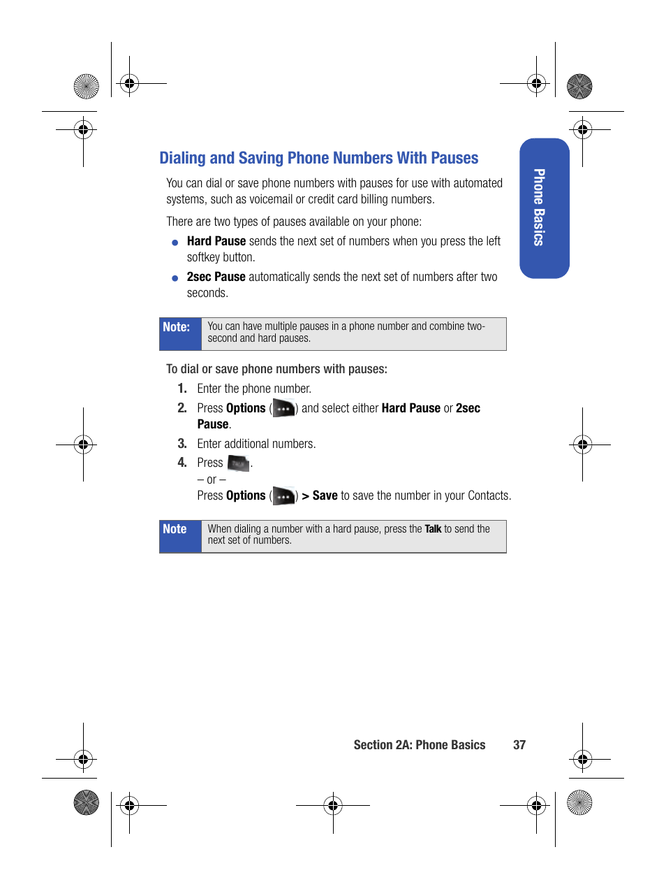 Dialing and saving phone numbers with pauses | Samsung SPH-M500BKMEID User Manual | Page 61 / 258