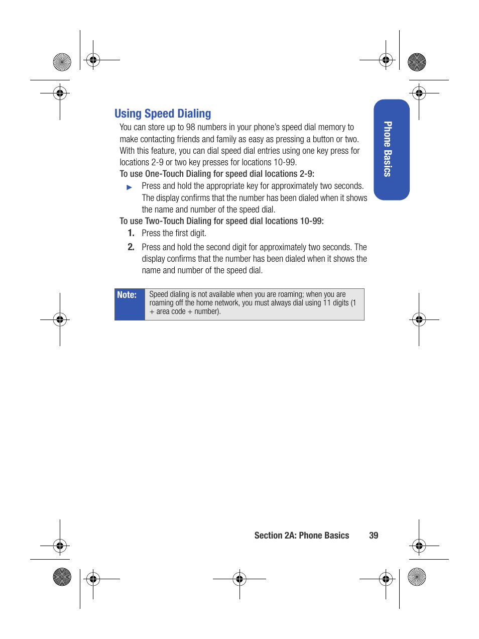 Using speed dialing | Samsung SPH-M500BKMEID User Manual | Page 63 / 258