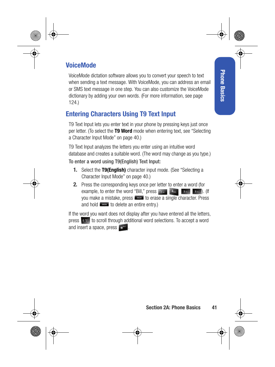 Voicemode, Entering characters using t9 text input | Samsung SPH-M500BKMEID User Manual | Page 65 / 258