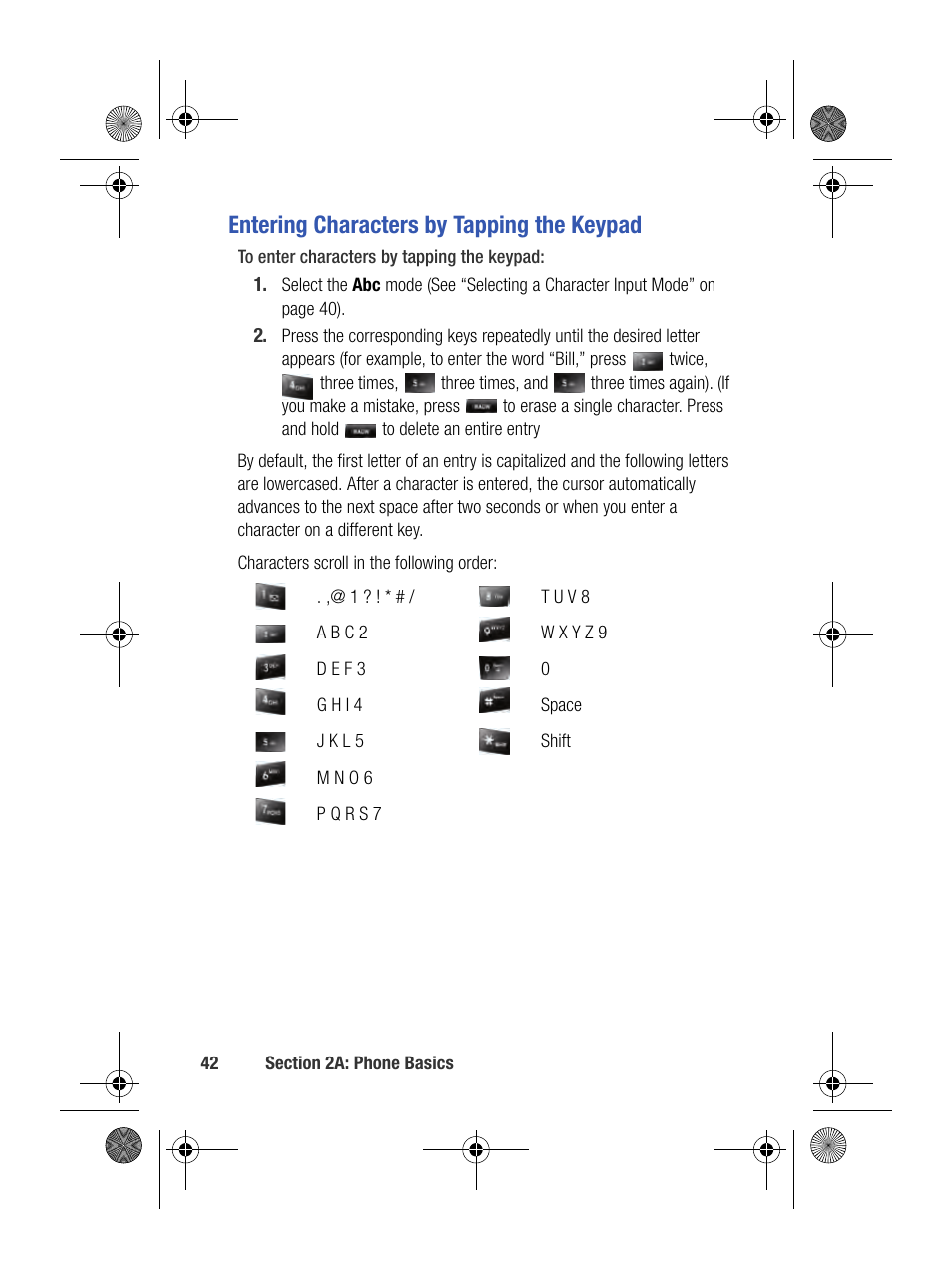 Entering characters by tapping the keypad | Samsung SPH-M500BKMEID User Manual | Page 66 / 258