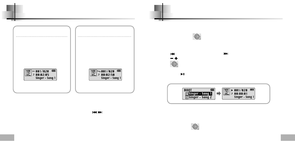 Additional usage, Loop repeating, Using navigation | Starting point, Ending point | Samsung YP-T5H-XTL User Manual | Page 18 / 32