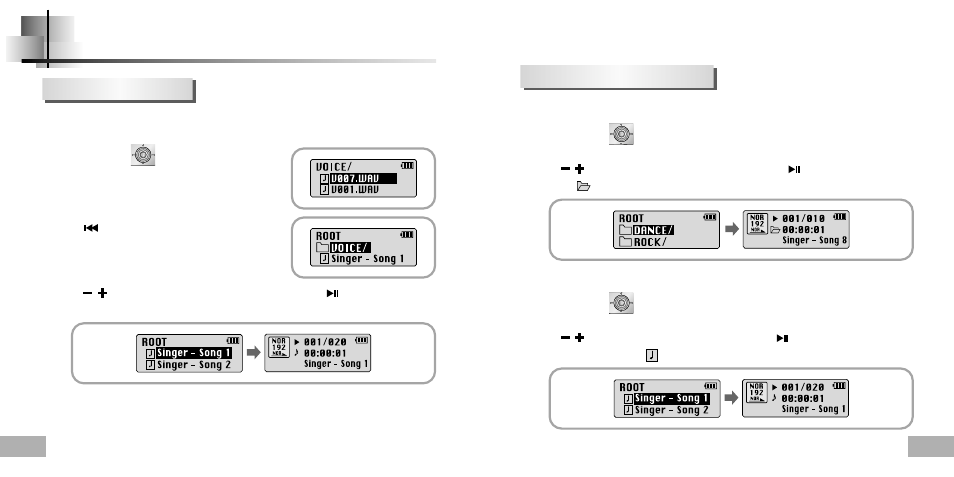 Using navigation | Samsung YP-T5H-XTL User Manual | Page 19 / 32