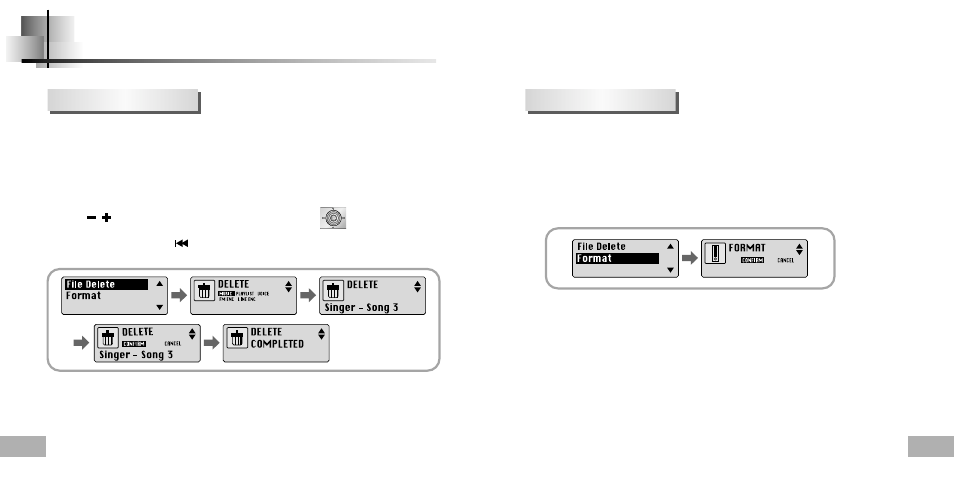 Managing files | Samsung YP-T5H-XTL User Manual | Page 21 / 32