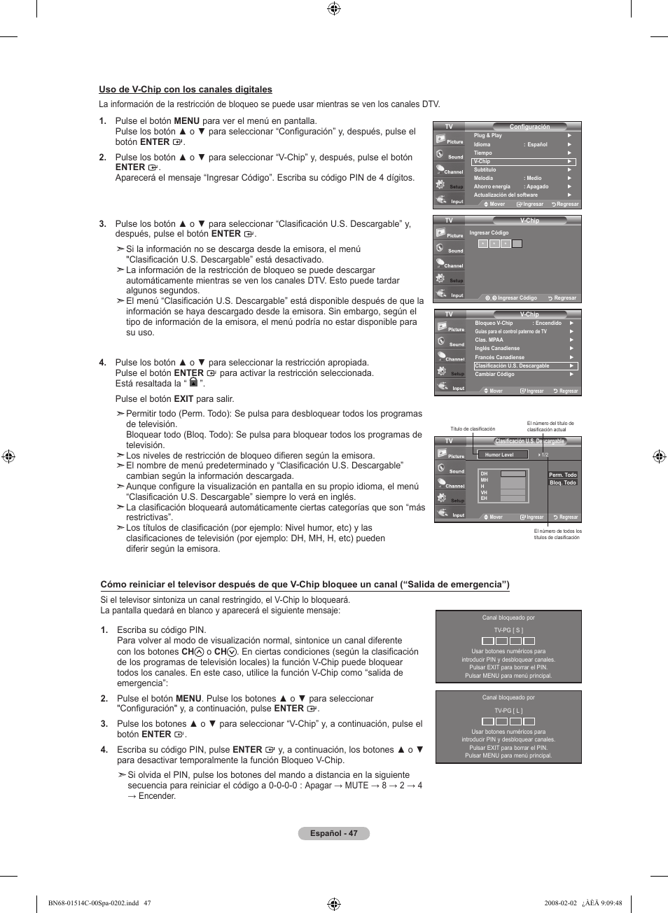 Samsung LN19A331J1DXZA User Manual | Page 109 / 121