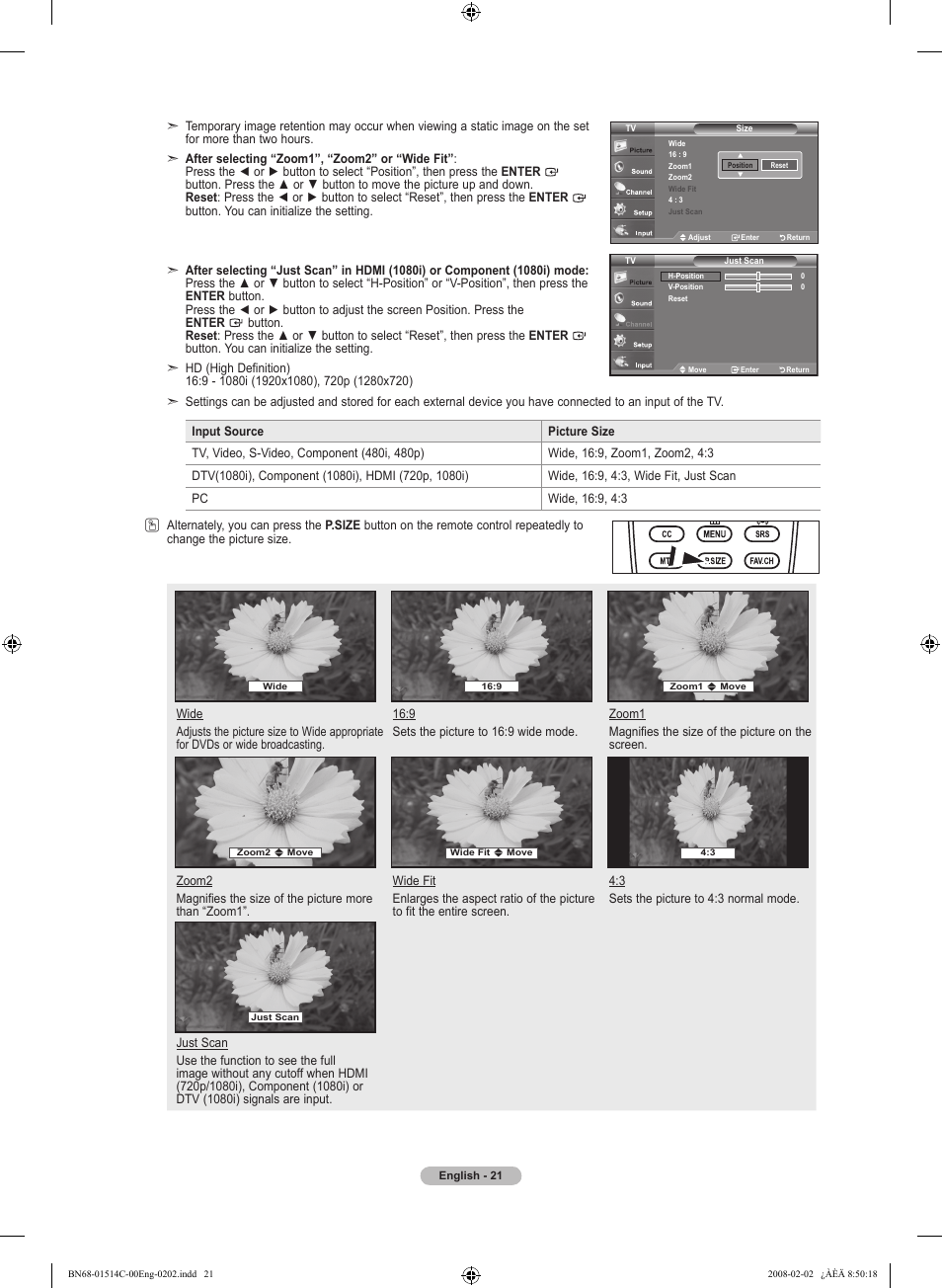 Samsung LN19A331J1DXZA User Manual | Page 23 / 121