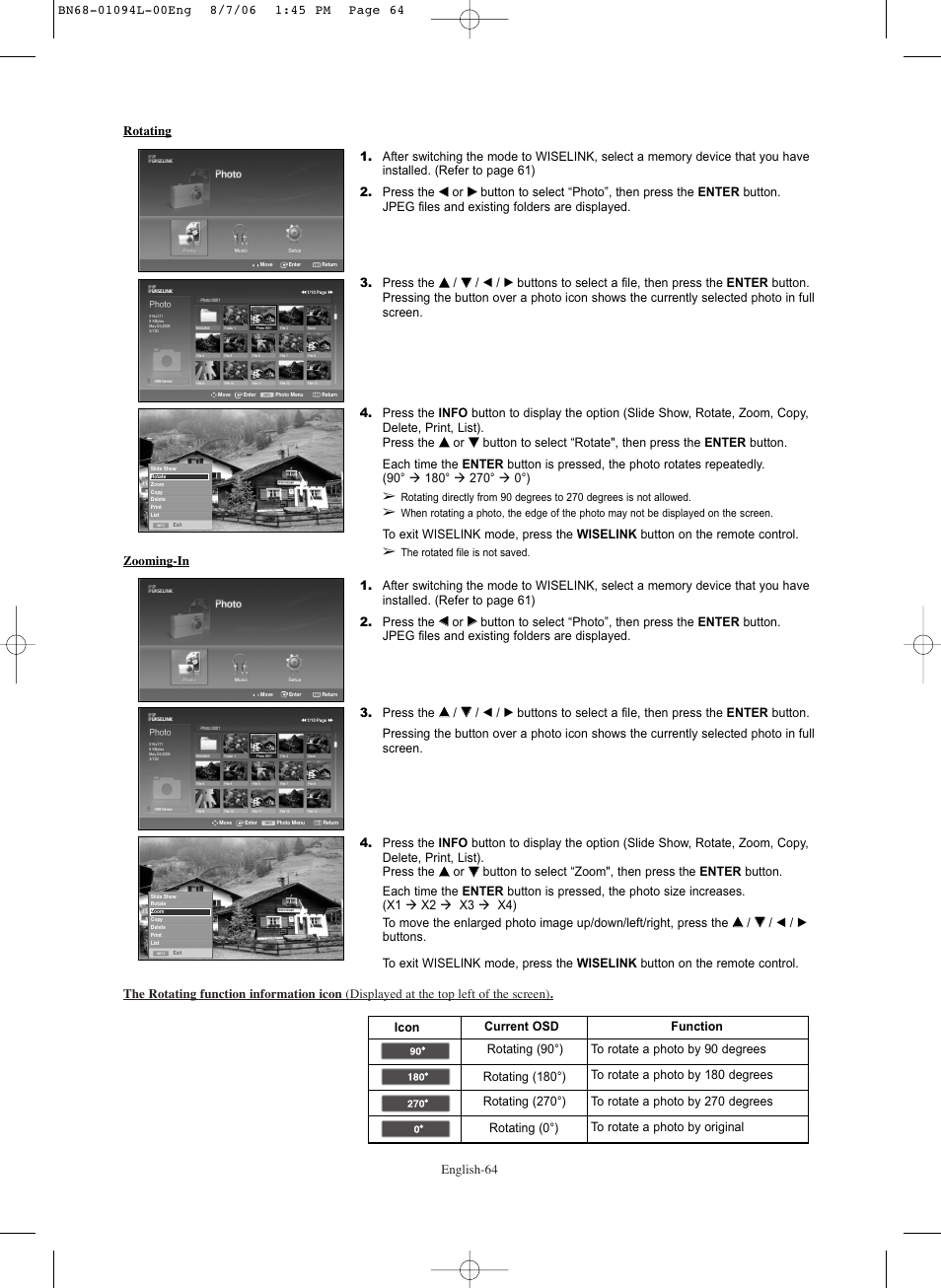 Samsung HPS5073X-XAA User Manual | Page 64 / 76