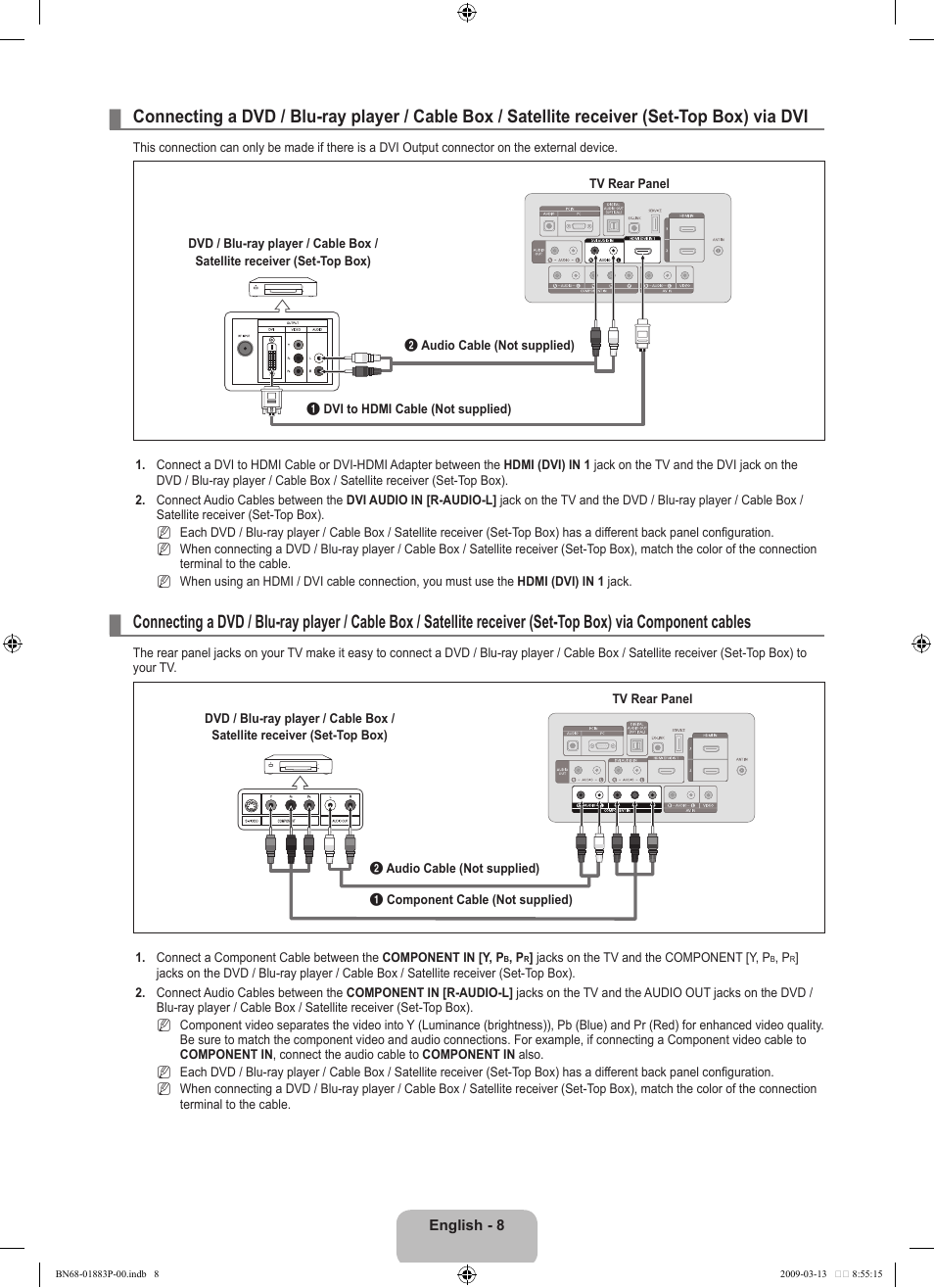 Samsung LN40B530P7NXZA User Manual | Page 10 / 83