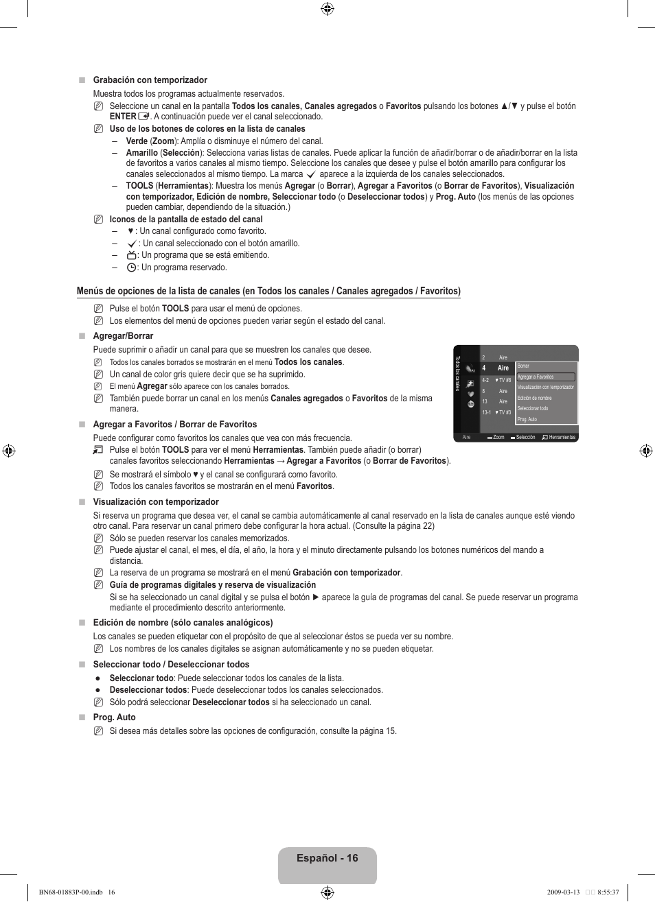 Samsung LN40B530P7NXZA User Manual | Page 59 / 83