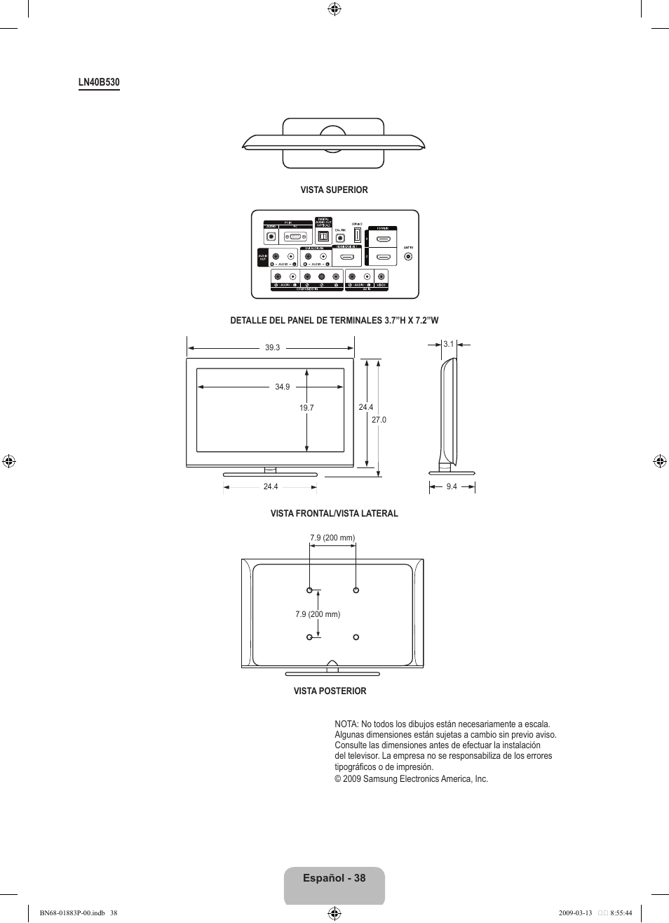 Samsung LN40B530P7NXZA User Manual | Page 81 / 83