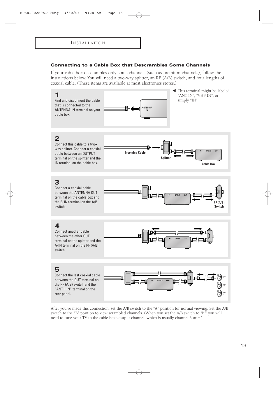 Samsung HCP4252WX-XAC User Manual | Page 13 / 68