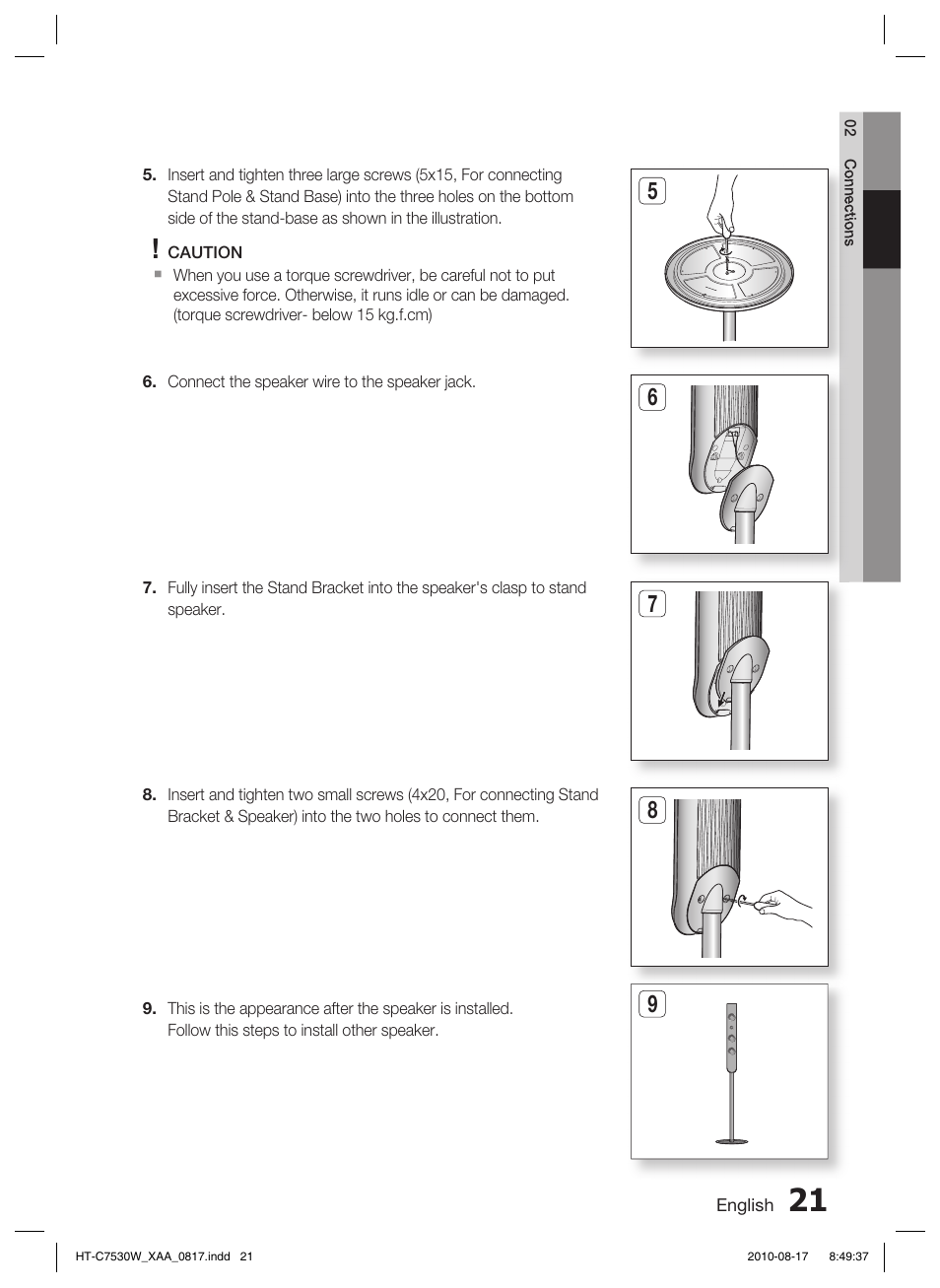 Samsung HT-C7530W-XAA User Manual | Page 21 / 72