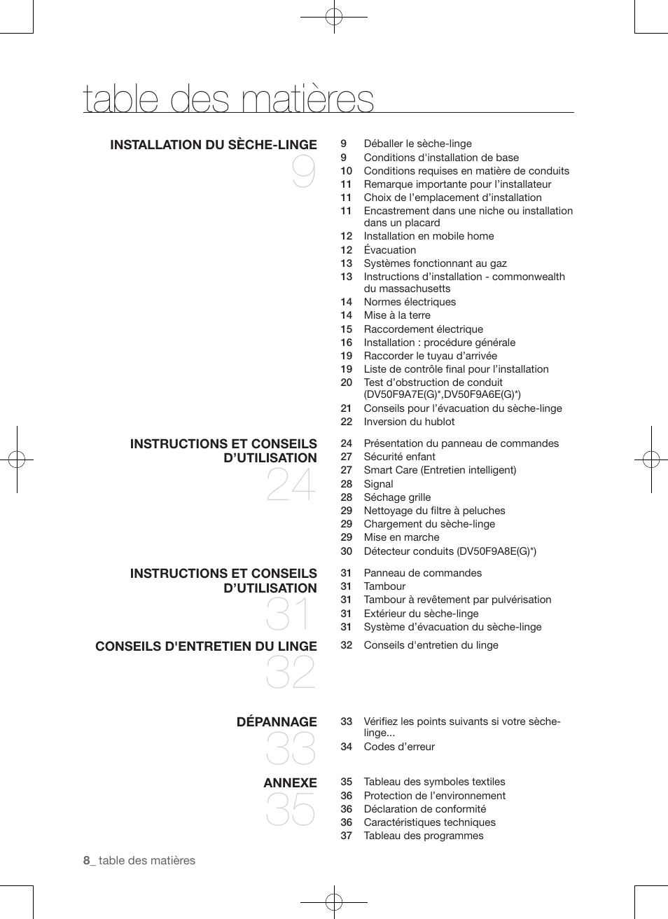 Samsung DV50F9A7GVP-A2 User Manual | Page 52 / 132