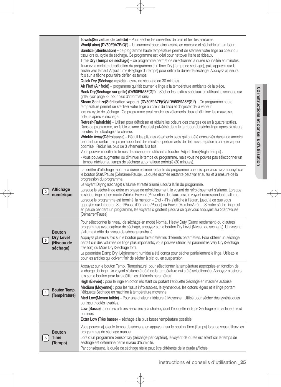 Samsung DV50F9A7GVP-A2 User Manual | Page 69 / 132