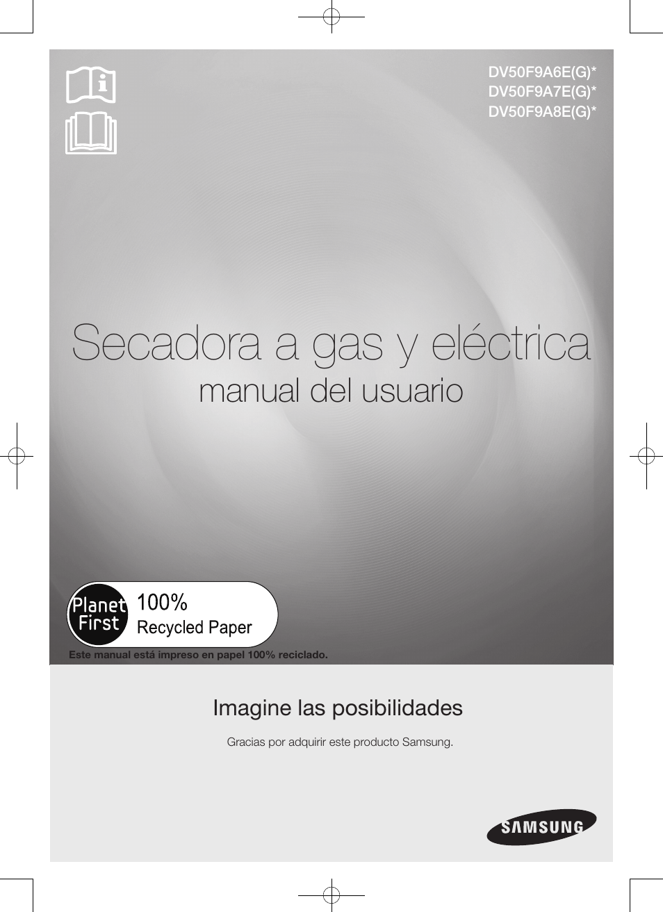 F900a dry_dv50f_user manual_dc68-03170d-05_mes, Secadora a gas y eléctrica, Manual del usuario | Samsung DV50F9A7GVP-A2 User Manual | Page 89 / 132