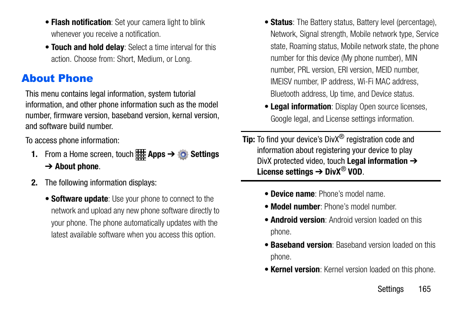 About phone | Samsung SCH-I535MBPVZW User Manual | Page 172 / 179