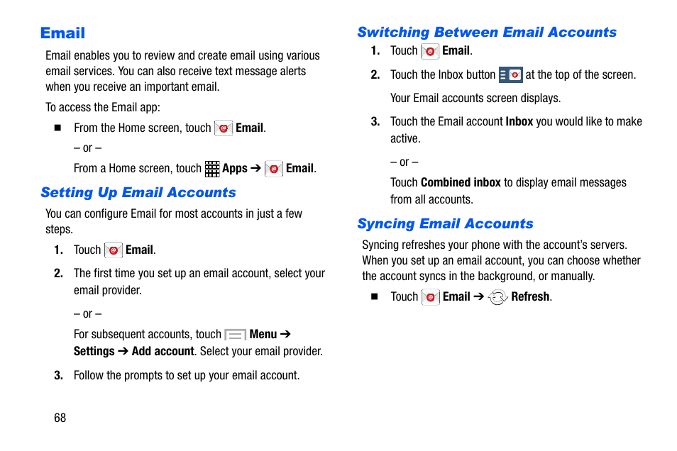 Email | Samsung SCH-I535MBPVZW User Manual | Page 75 / 179